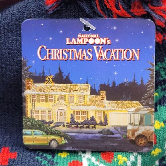 Christmas Vacation Mens Womens Beanie National Lampoon Cuffed Pom Holiday Movie - Picture 5 of 8